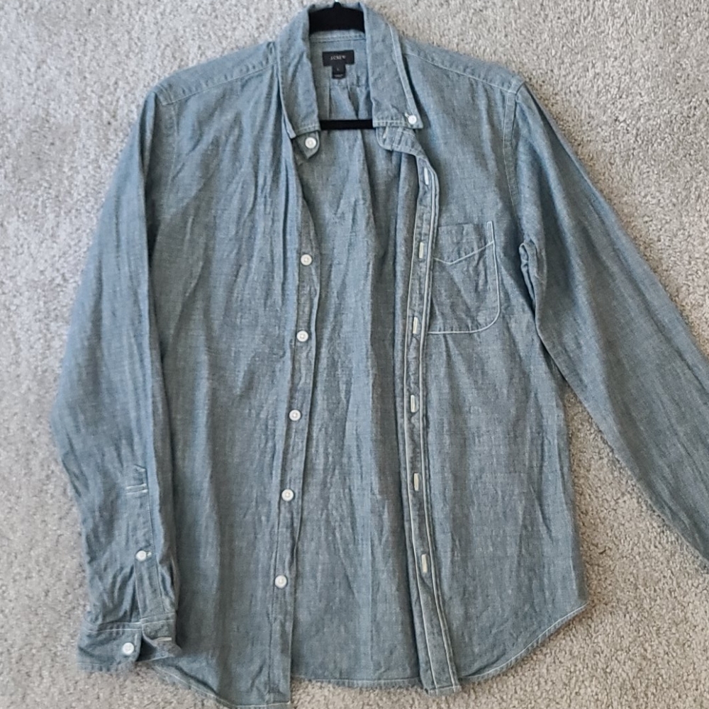 J. Crew denim dress shirt
